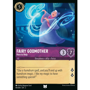 Fairy Godmother - Here to Help 40/204 Disney Lorcana TCG Rise of the Floodborn