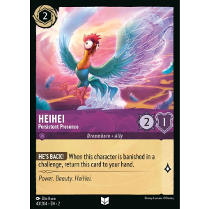 HeiHei - Persistent Presence 43/204 Disney Lorcana TCG Rise of the Floodborn