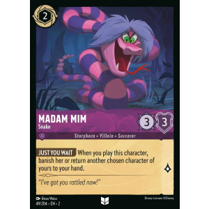 Madam Mim - Snake 49/204 Disney Lorcana TCG Rise of the Floodborn