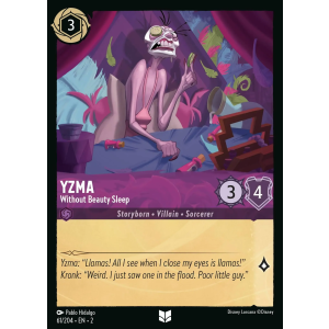 Yzma - Without Beauty Sleep 61/204 Disney Lorcana TCG Rise of the Floodborn