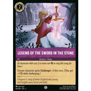 Legend Of The Sword In The Stone 64/204 Disney Lorcana TCG Rise of the Floodborn