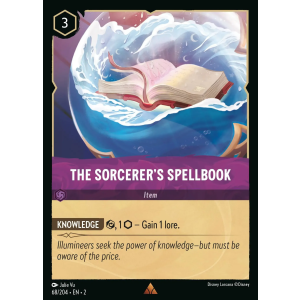 The Sorcerer's Spellbook 68/204 Disney Lorcana TCG Rise of the Floodborn