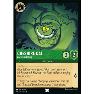 Cheshire Cat - Always Grinning 74/204 Disney Lorcana TCG Rise of the Floodborn