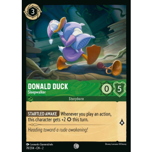 Donald Duck - Sleepwalker 78/204 Disney Lorcana TCG Rise of the Floodborn