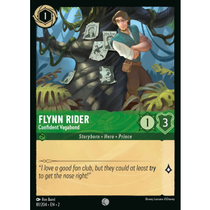 Flynn Rider - Confident Vagabond 81/204 Disney Lorcana TCG Rise of the Floodborn