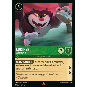 Lucifer - Cunning Cat 85/204 Disney Lorcana TCG Rise of the Floodborn