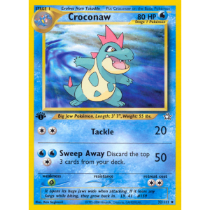 Croconaw 32/111 Pokemon TCG Neo Neo Genesis