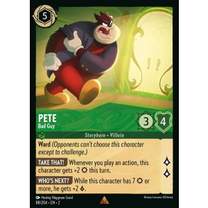 Pete - Bad Guy 88/204 Disney Lorcana TCG Rise of the Floodborn