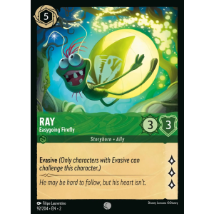 Ray - Easygoing Firefly 92/204 Disney Lorcana TCG Rise of the Floodborn