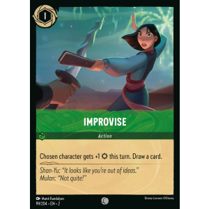 Improvise 99/204 Disney Lorcana TCG Rise of the Floodborn