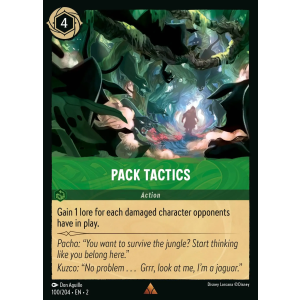 Pack Tactics 100/204 Disney Lorcana TCG Rise of the Floodborn