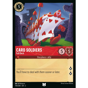 Card Soldiers - Full Deck 105/204 Disney Lorcana TCG Rise of the Floodborn