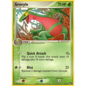 Grovyle 7/17 Pokemon TCG POP POP Series 4