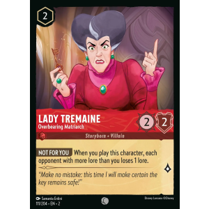 Lady Tremaine - Overbearing Matriarch 111/204 Disney Lorcana TCG Rise of the Floodborn