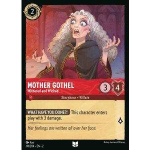 Mother Gothel - Withered And Wicked 116/204 Disney Lorcana TCG Rise of the Floodborn