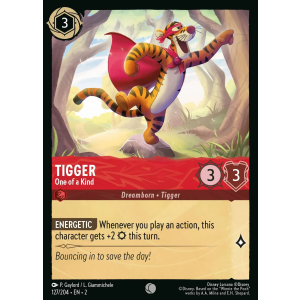 Tigger - One Of A Kind 127/204 Disney Lorcana TCG Rise of the Floodborn