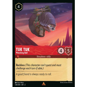 Tuk Tuk - Wrecking Ball 128/204 Disney Lorcana TCG Rise of the Floodborn