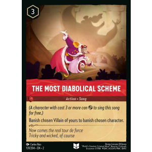 The Most Diabolical Scheme 131/204 Disney Lorcana TCG Rise of the Floodborn