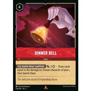 Dinner Bell 134/204 Disney Lorcana TCG Rise of the Floodborn