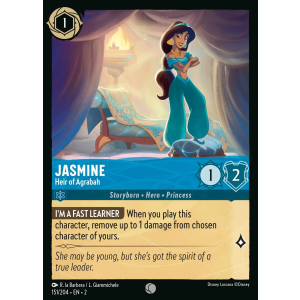 Jasmine - Heir Of Agrabah 151/204 Disney Lorcana TCG Rise of the Floodborn