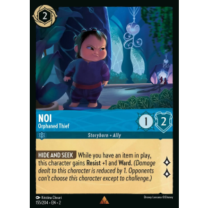 Noi - Orphaned Thief 155/204 Disney Lorcana TCG Rise of the Floodborn