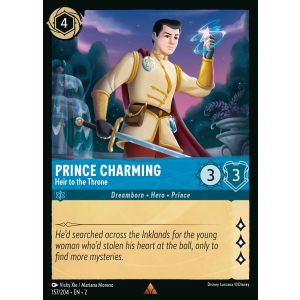 Prince Charming - Heir To The Throne 157/204 Disney Lorcana TCG Rise of the Floodborn