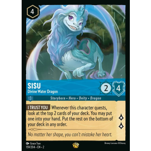 Legendary Sisu - Divine Water Dragon 159/204 Disney Lorcana TCG Rise of the Floodborn