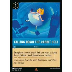 Falling Down The Rabbit Hole 162/204 Disney Lorcana TCG Rise of the Floodborn