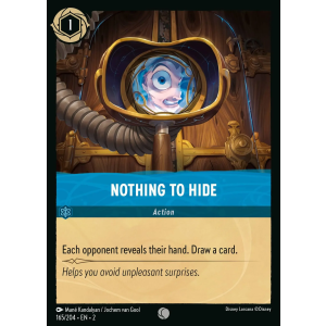 Nothing To Hide 165/204 Disney Lorcana TCG Rise of the Floodborn