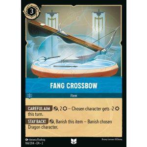 Fang Crossbow 166/204 Disney Lorcana TCG Rise of the Floodborn