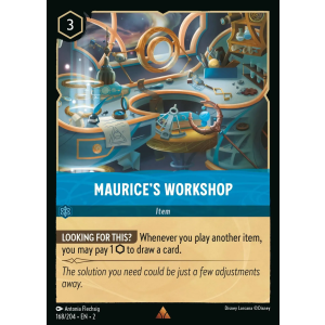 Maurice's Workshop 168/204 Disney Lorcana TCG Rise of the Floodborn