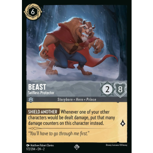 Super Rare Beast - Selfless Protector 172/204 Disney Lorcana TCG Rise of the Floodborn