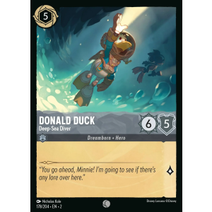 Donald Duck - Deep-Sea Diver 178/204 Disney Lorcana TCG Rise of the Floodborn