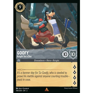 Goofy - Knight for a Day 180/204 Disney Lorcana TCG Rise of the Floodborn