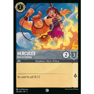 Hercules - Hero In Training 182/204 Disney Lorcana TCG Rise of the Floodborn