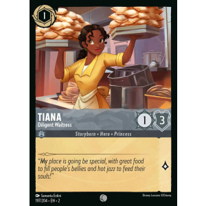 Tiana - Diligent Waitress 197/204 Disney Lorcana TCG Rise of the Floodborn