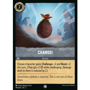 Charge! 198/204 Disney Lorcana TCG Rise of the Floodborn