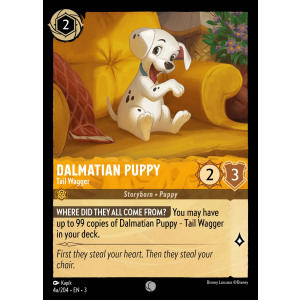 Dalmatian Puppy - Tail Wagger 4/204 Disney Lorcana TCG Into the Inklands