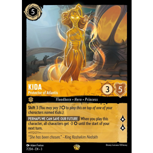 Legendary Kida - Protector of Atlantis 7/204 Disney Lorcana TCG Into the Inklands