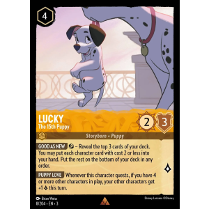 Lucky - The 15th Puppy 8/204 Disney Lorcana TCG Into the Inklands