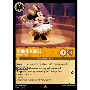 Minnie Mouse - Musical Artist 9/204 Disney Lorcana TCG Into the Inklands