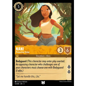 Nani - Protective Sister 12/204 Disney Lorcana TCG Into the Inklands