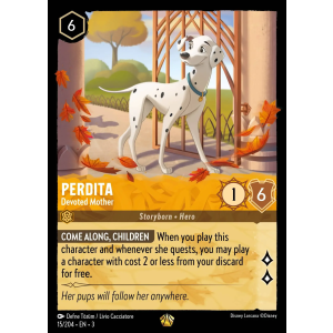 Legendary Perdita - Devoted Mother 15/204 Disney Lorcana TCG Into the Inklands