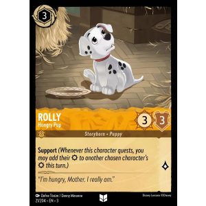 Rolly - Hungry Pup 21/204 Disney Lorcana TCG Into the Inklands