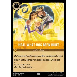 Heal What Has Been Hurt 26/204 Disney Lorcana TCG Into the Inklands