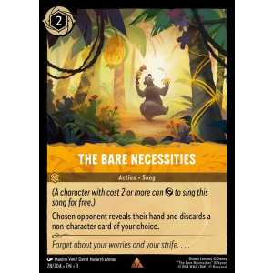 The Bare Necessities 28/204 Disney Lorcana TCG Into the Inklands