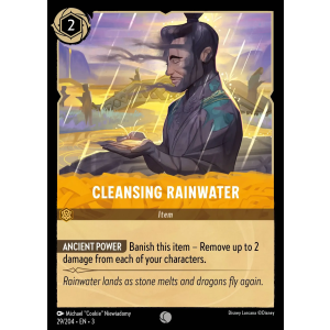 Cleansing Rainwater 29/204 Disney Lorcana TCG Into the Inklands