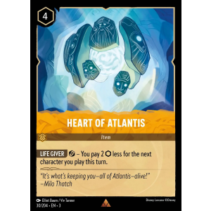 Heart of Atlantis 30/204 Disney Lorcana TCG Into the Inklands