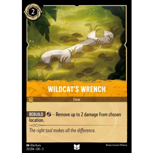 Wildcat's Wrench 31/204 Disney Lorcana TCG Into the Inklands