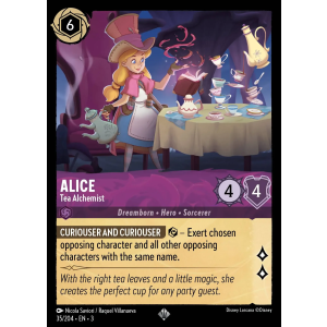 Super Rare Alice - Tea Alchemist 35/204 Disney Lorcana TCG Into the Inklands